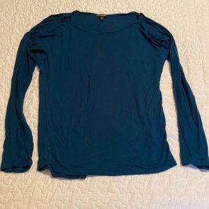 Long Sleeve Shoulder Cut Out Top